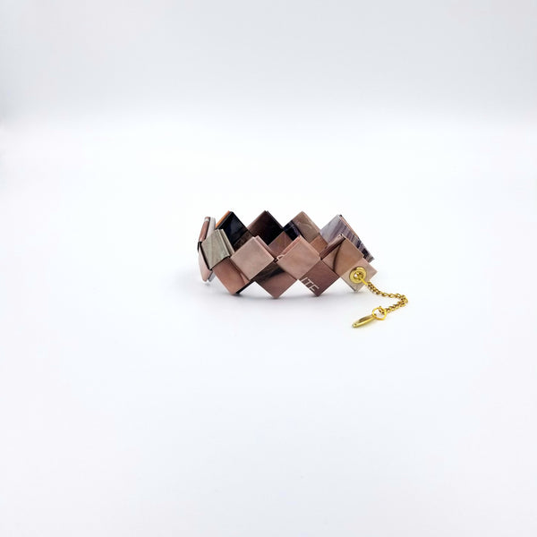 Elena Bracelet / Book Sign - Brown - By Hands from Claudia
