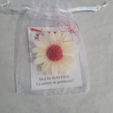 Martisoare Parfumate Margarete in sac organza