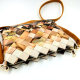 "SERENA" Messenger & Cross Body Bag Degrade Brown - By Hands from Claudia