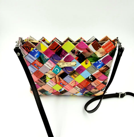 "SERENA" Messenger & Cross Body Bag Colorful - By Hands from Claudia