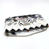 "IRIS" Purse with Silver Chain Dégradé - By Hands from Claudia