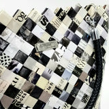 "MARA" Handmade Magazine Tote Bag Black&White - By Hands from Claudia