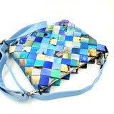 "SERENA" Messenger & Cross Body Bag Blue - By Hands from Claudia