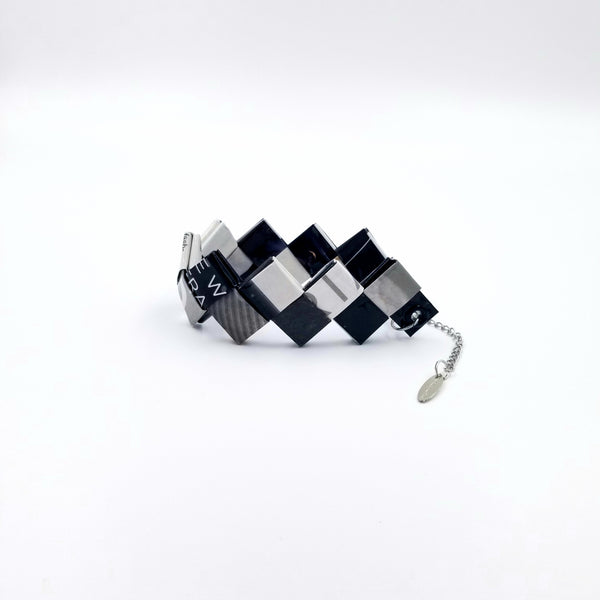Elena Bracelet / Book Sign - Black&White - By Hands from Claudia