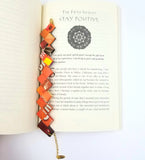Elena Bracelet / Book Sign - Orange - By Hands from Claudia