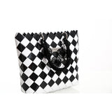 "CLARA" Unique Handmade Handbag Black&White - By Hands from Claudia